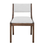 Thumbnail: Zaphiro Upholstered Chair — Pine Wood, Brown Translucent Finish