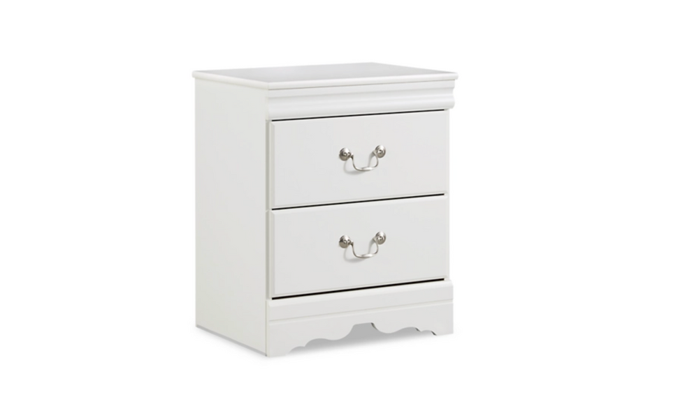 Anarasia Two-Drawer Nightstand (B129-92)