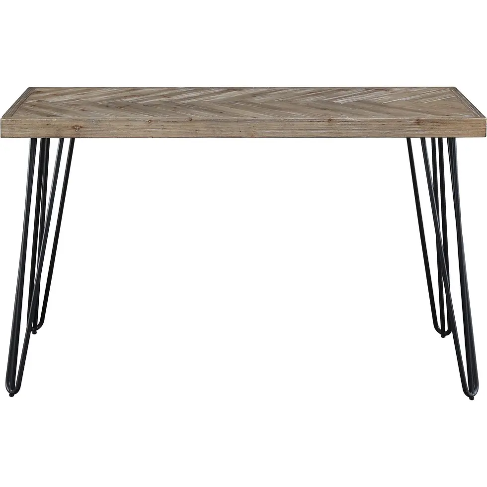 Thumbnail: Everson Solid Fir Console Table in Sand Dollar