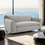 Thumbnail: Severo Contemporary Loveseat – Light Gray