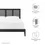 Miniatura: Sirocco Rattan and Wood Platform Bed – Black