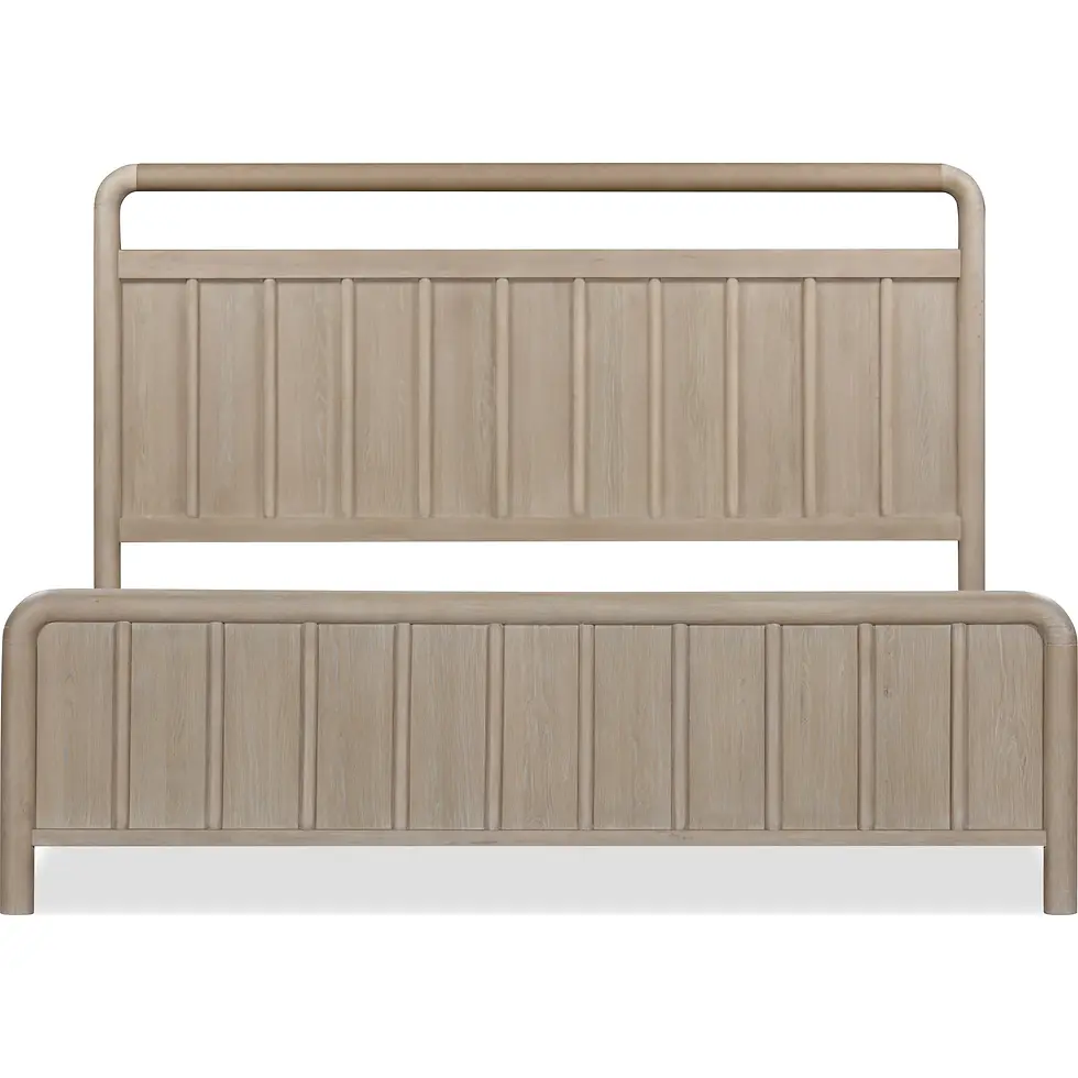 Thumbnail: Camden Shiplap Oak Wood Platform Bed in Chai