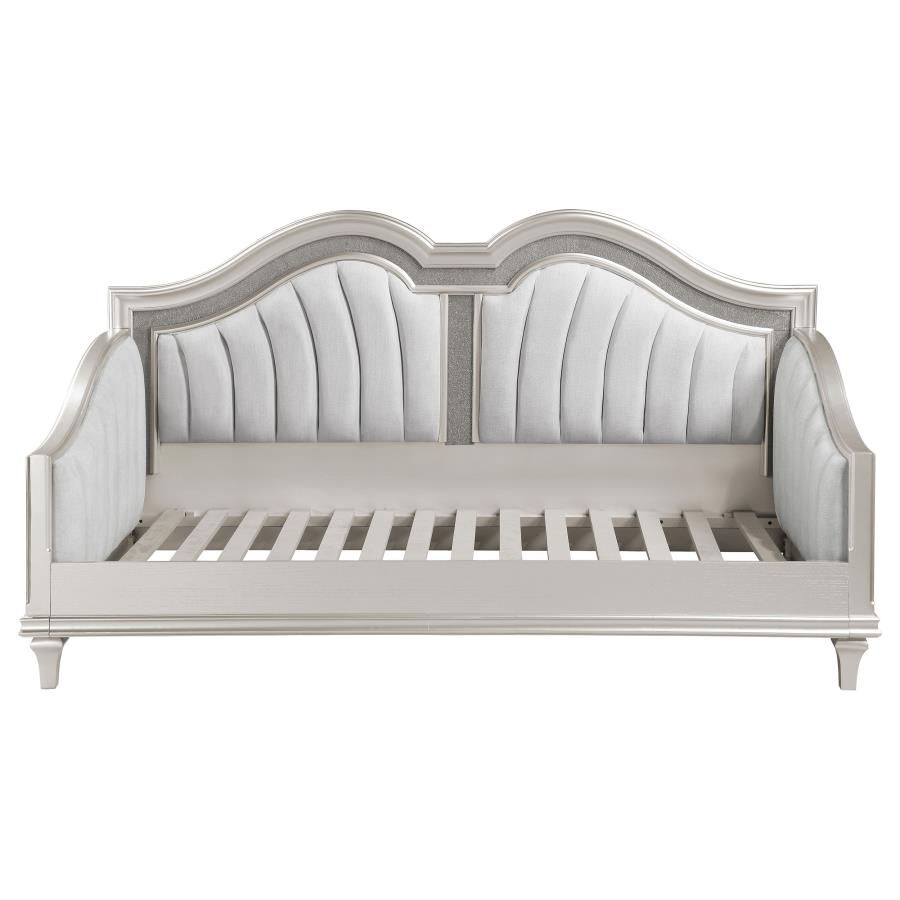 Miniatura: Evangeline Upholstered Twin Daybed Silver Oak