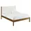 Miniatura: Olea Channel Tufted Boucle Solid Wood Platform Bed