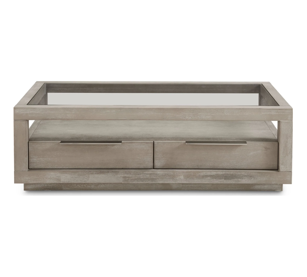 Oxford Two-Drawer Coffee Table in Mineral