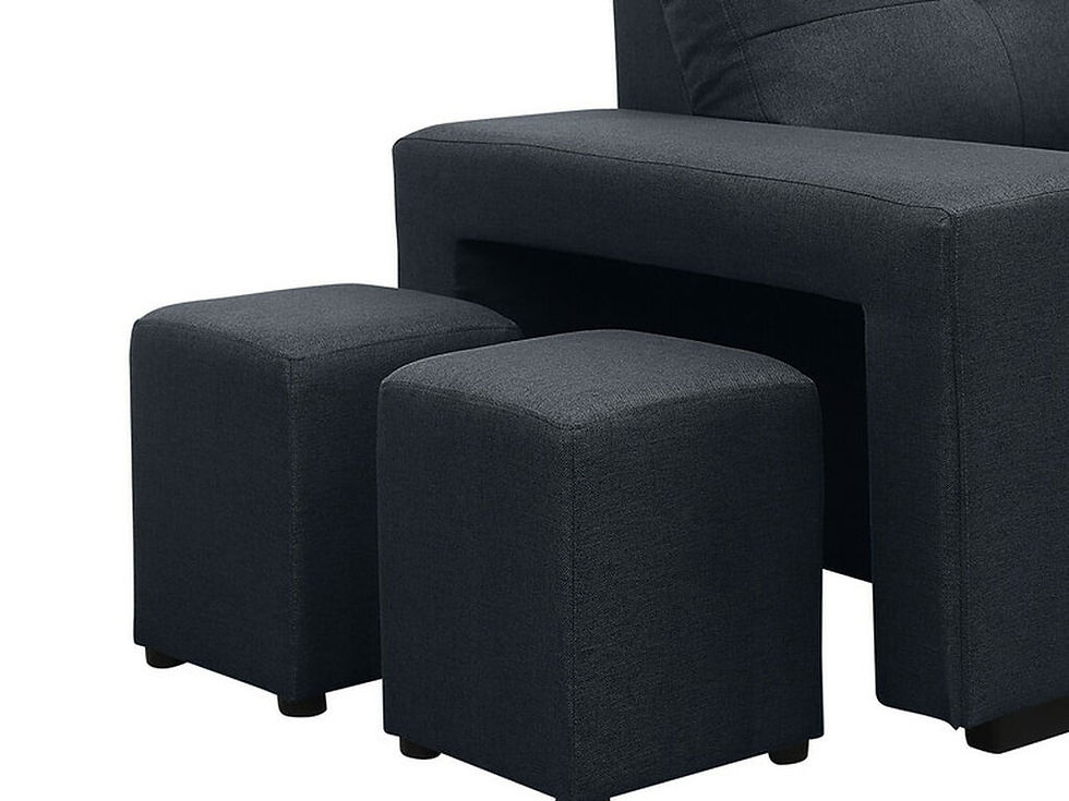 Thumbnail: Lucas 97" Sleeper Sectional Sofa with Reversible Storage Chaise