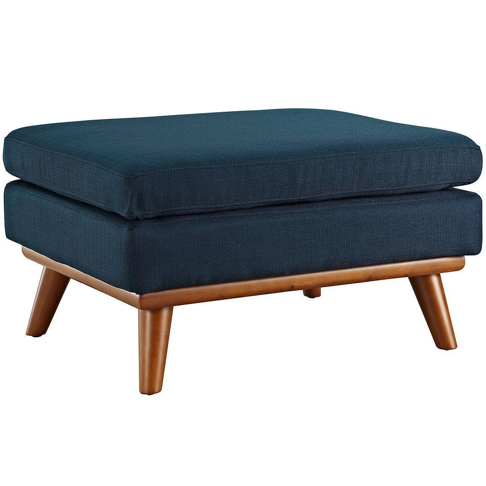 Thumbnail: Engage Upholstered Fabric Ottoman