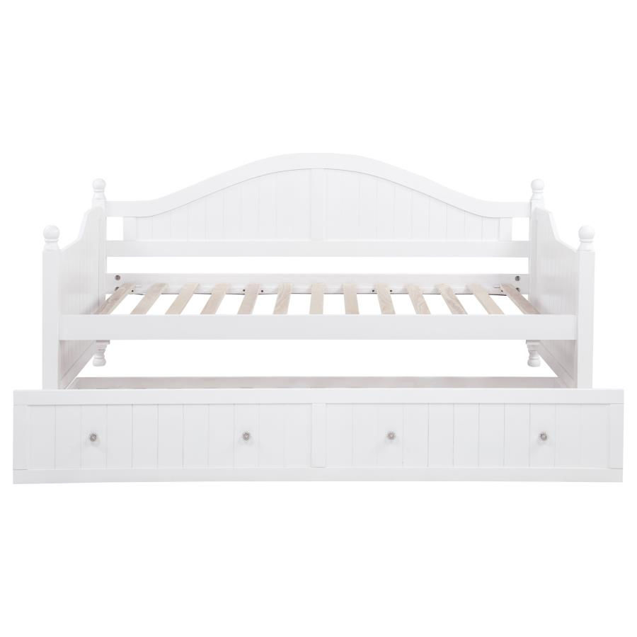 Thumbnail: Julie Ann Wood Twin Daybed with Trundle White