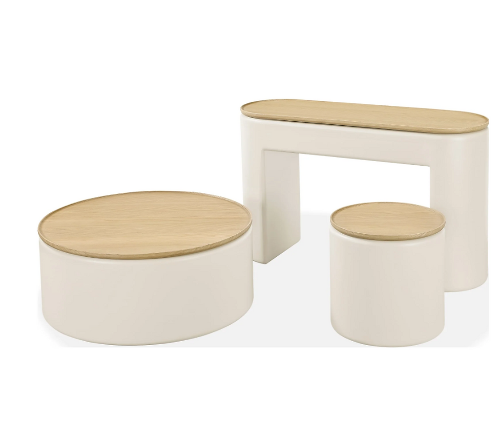 Thumbnail: Oskar Lift Top Round Coffee Table in Barley