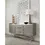 Thumbnail: Coral Marble Top Rectangular Sideboard in Antique Grey