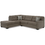 Miniatura: Mahoney – 2-Piece Sleeper Sectional with Chaise (Pebble or Chocolate)