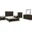 Thumbnail: Dorsey Wooden Two Drawer Storage Bed in Basalt Grey — California King (6/0)