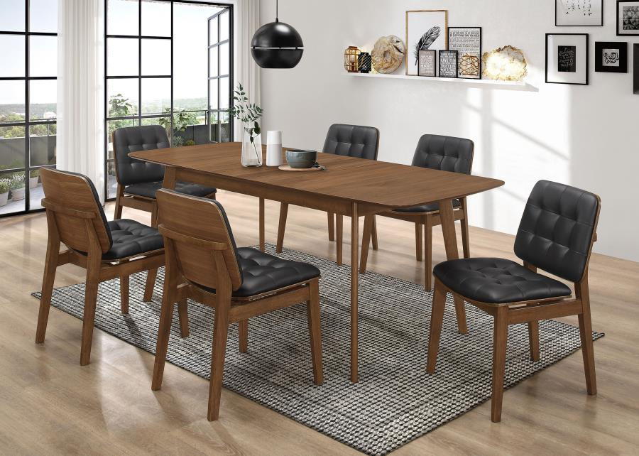 Miniatura: Redbridge Rectangular  Dining Set Natural Walnut