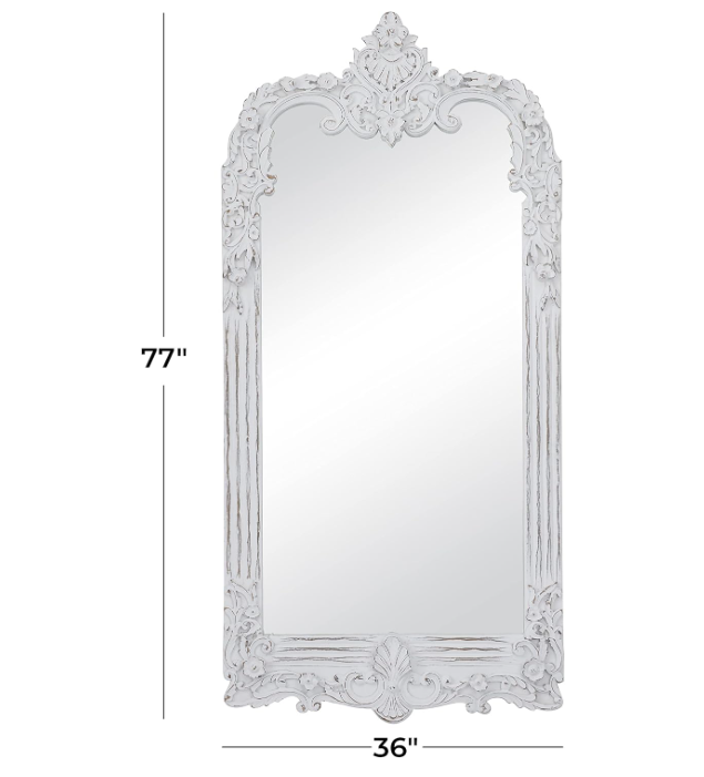 Thumbnail: “Château Blanc” French Country Wall Mirror