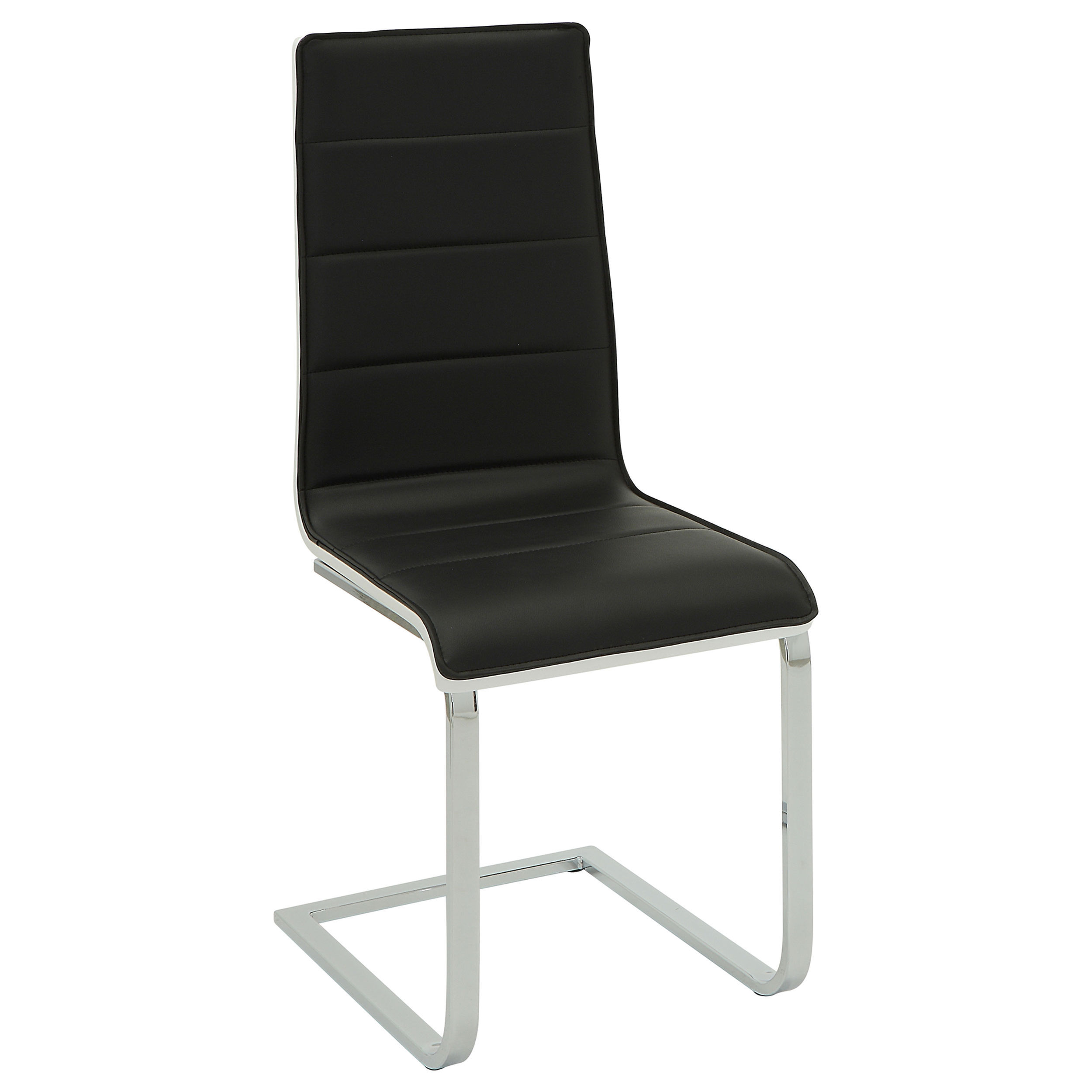Broderick Upholstered Dining Side Chair – Black