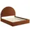 Miniatura: Solana Arched Performance Velvet Platform Bed – Rust