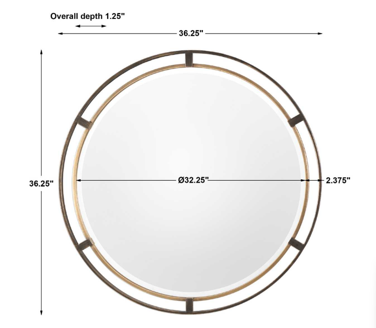 Miniatura: Carrizo Round Mirror