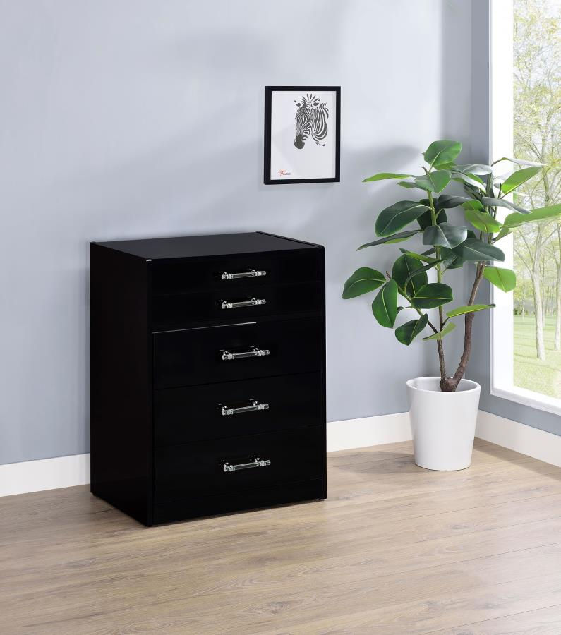 Miniatura: Danbury 3-drawer Makeup Vanity & Stool Set