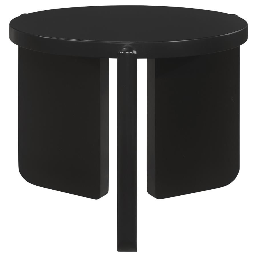 Miniatura: Cordova 3-piece Solid Wood Coffee and End Table Set Black