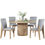 Thumbnail: Caspian 5-Piece Round Dining Table Set