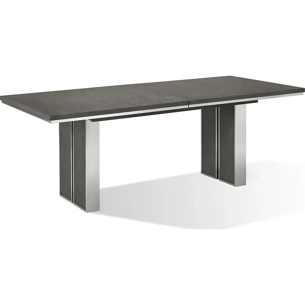Miniatura: Plata Extension Dining Table in Thunder Grey