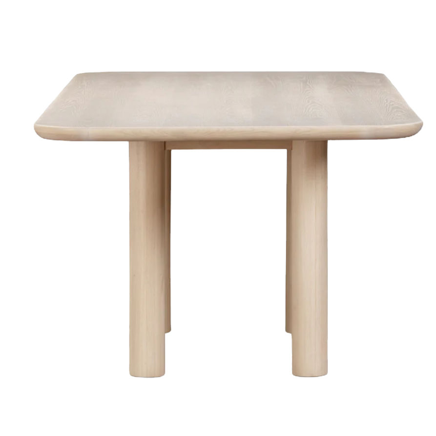 Miniatura: Liv Dining Set — Rectangular Dining Table + 6 Solid Wood Dining Chairs
