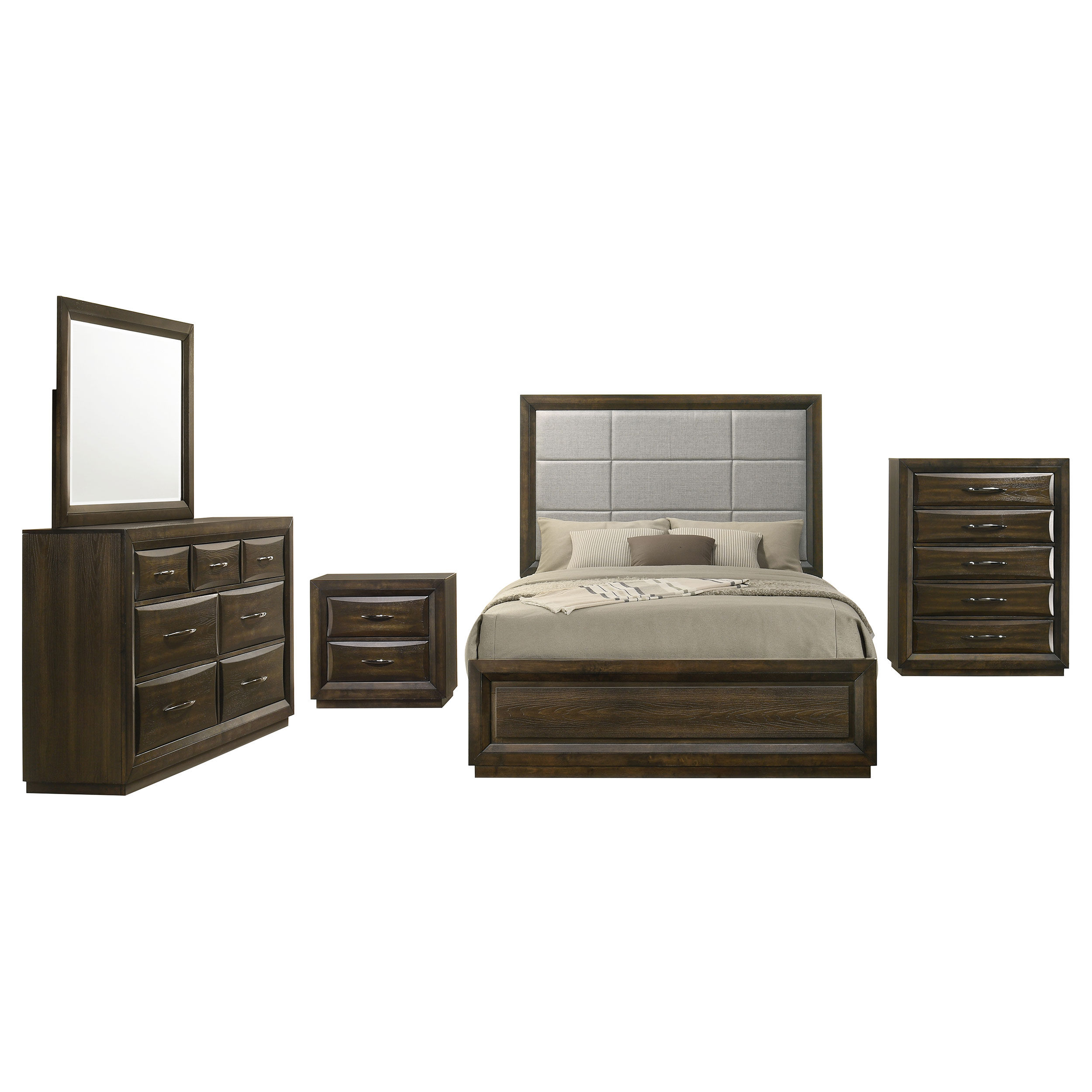 Atlas Bedroom Collection – Dark Oak