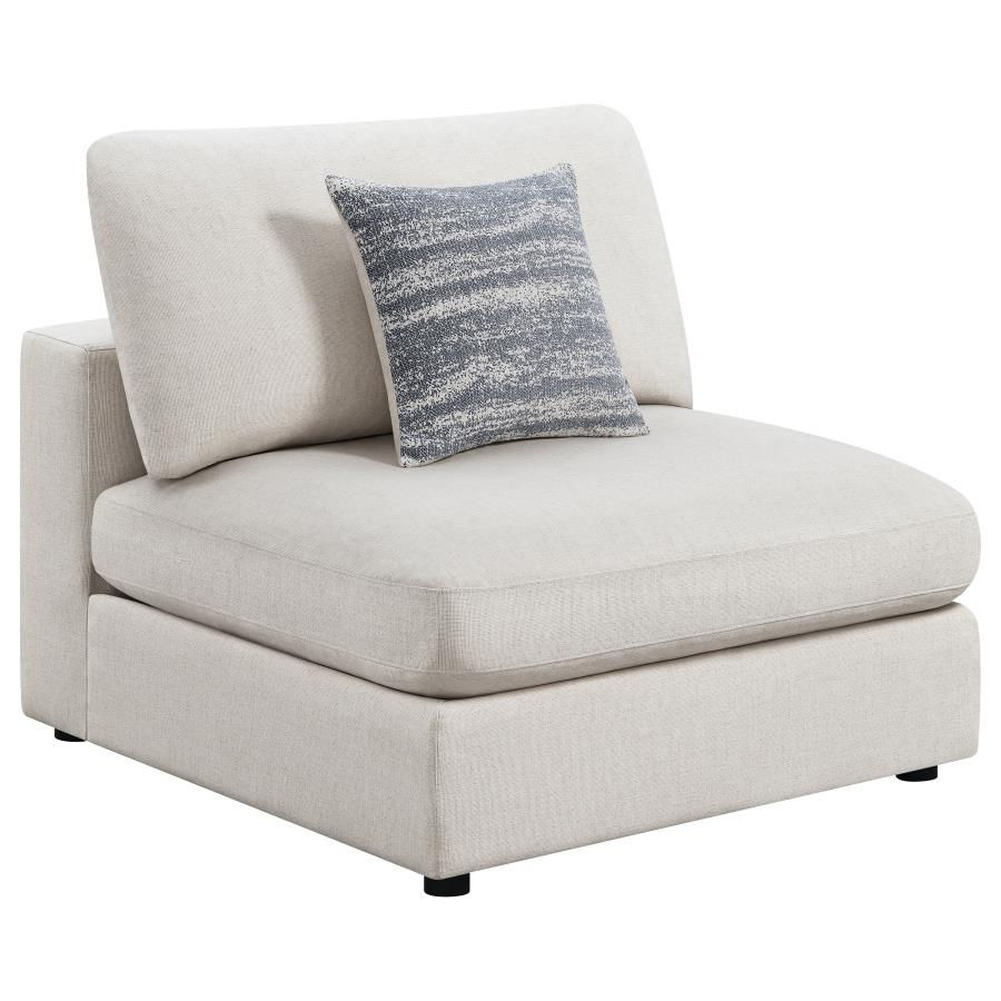 Miniatura: Serene 4-piece Upholstered Modular Sectional Sofa Beige