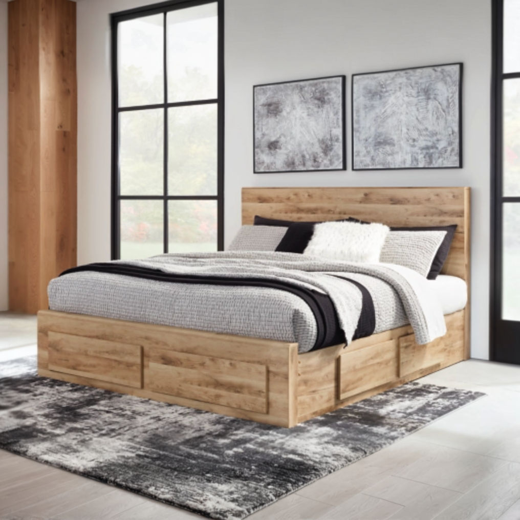 Hyanna King Panel Storage Bed – Model B1050B12