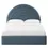 Miniatura: Solana Arched Performance Velvet Platform Bed – Cadet Blue