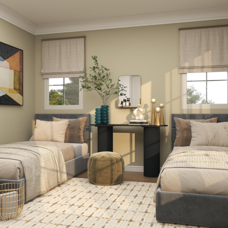 Miniatura: Gold Metal Small Curved Rectangular 1 Shelf Room Wall Mirror