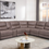 Thumbnail: Demetrius – Power Sectional (Slate Brown)