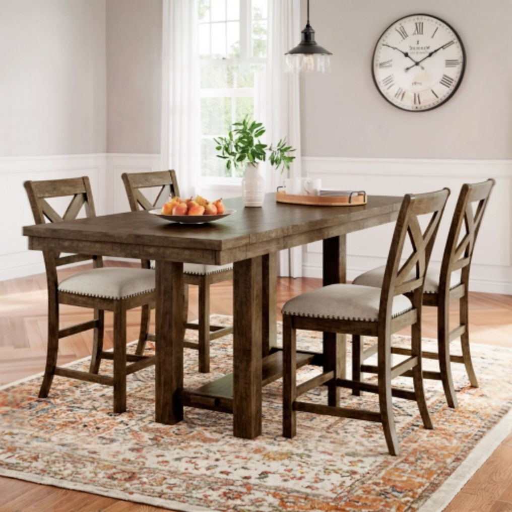 Moriville 5-Piece Counter Height Dining Set – SKU PKG000403