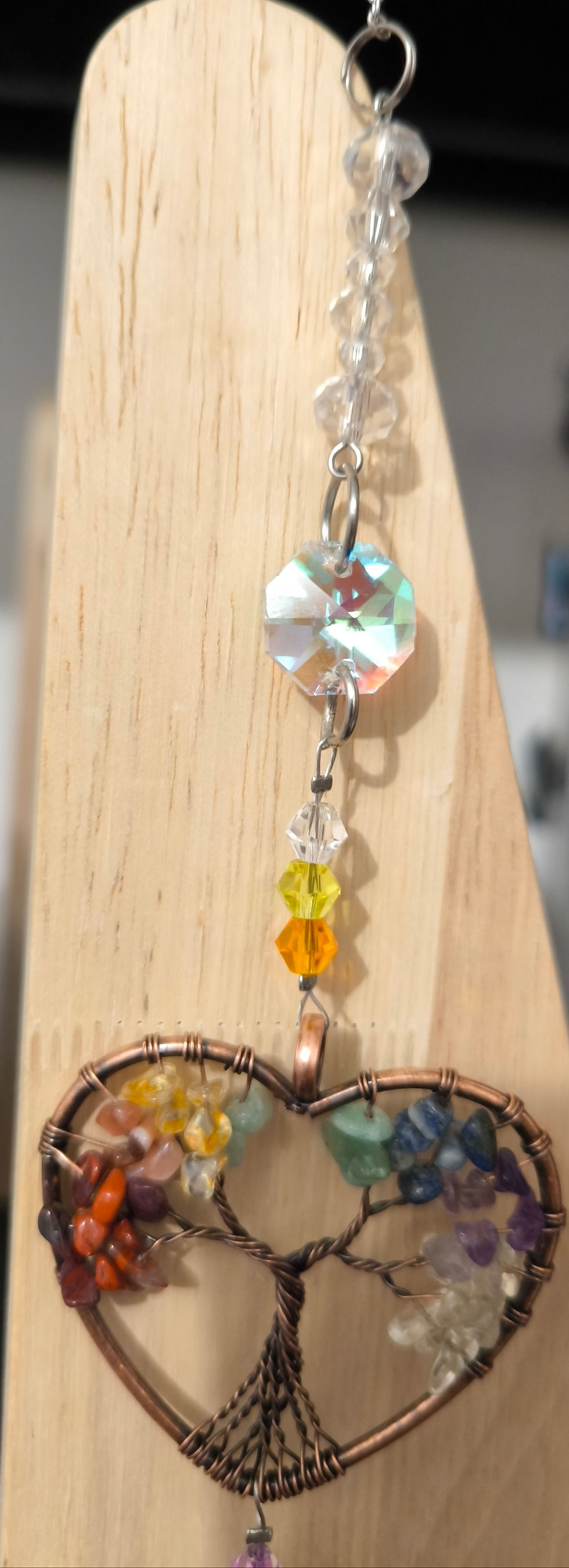 Miniature : Attrapes-soleil cœur de vie en pierre 