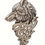 Miniature : Pin's tête de loup 