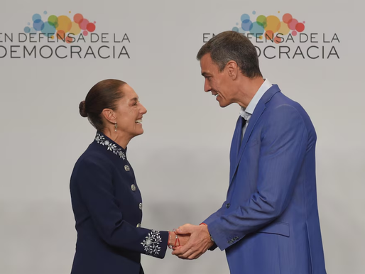 Sheinbaum coincide con el presidente de España en que la “derecha es el odio”