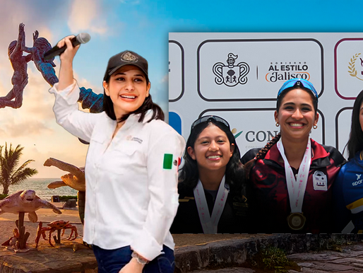 Gracias al impulso deportivo de Estefanía Mercado, Playa del Carmen lidera en medallas de oro para Quintana Roo