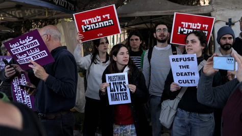 Palestinos protestan en Cisjordania contra pena de muerte aprobada por Israel