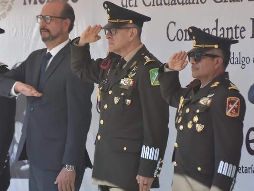 Alejandro Gómez Vargas asume mando de la 42 Zona Militar en Parral