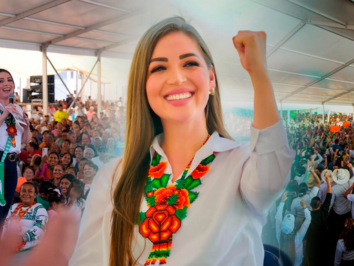 Jasmin Bugarín reúne a más de 10 mil en Tepic en asamblea territorial