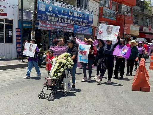 Colectivos en Neza exigen avances por feminicidio de Fernanda Salomé