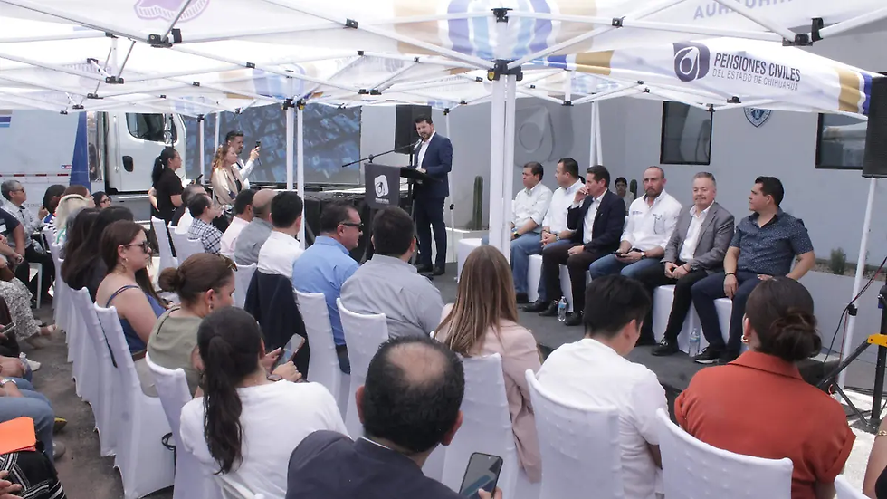 Inauguran primera etapa de remodelación de Pensiones Civiles en Delicias