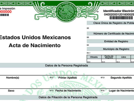 Oficialmente la Suprema Corte elimina el estado civil de las actas de nacimiento por ser discriminatorio
