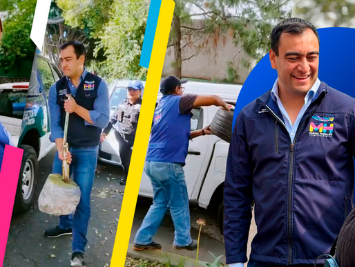 César Garrido: trabajamos todos los días para mantener libres los espacios públicos en MH