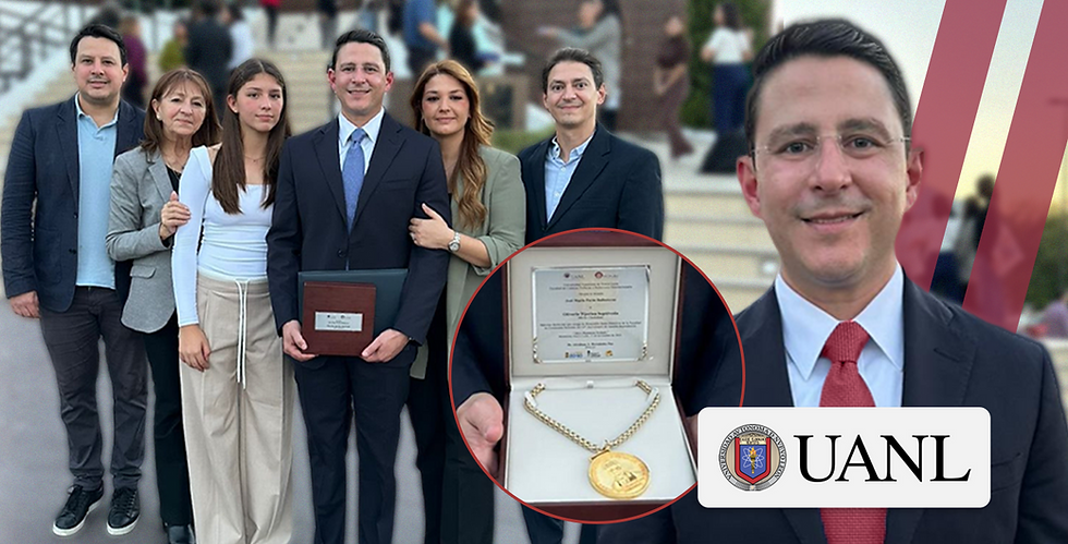 Destaca Oliverio Tijerina el compromiso social al recibir la Medalla al Mérito Ciudadano de la UANL