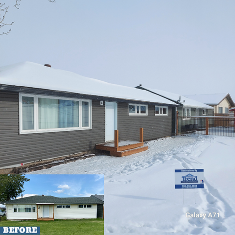 Siding on house 
Renovation company in Grande Prairie