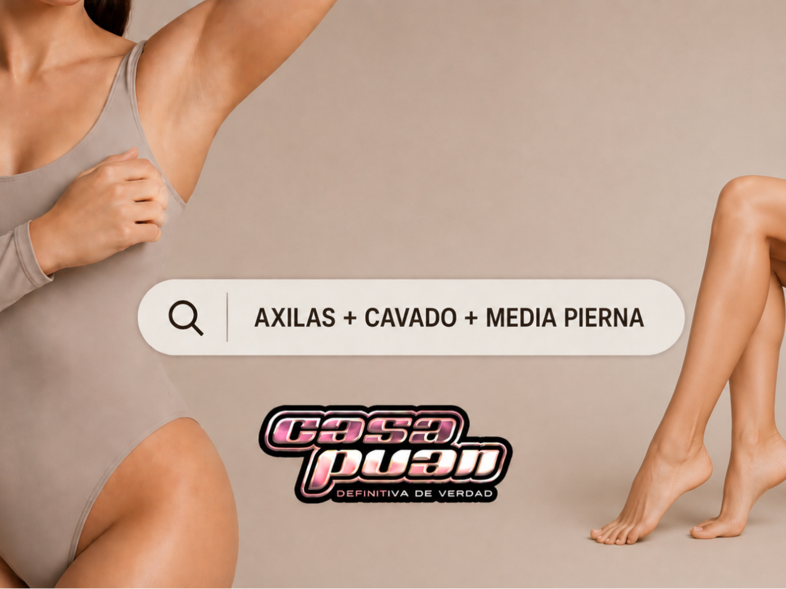 3 sesiones de Axila +Cavado Completo +M.Pierna Baja