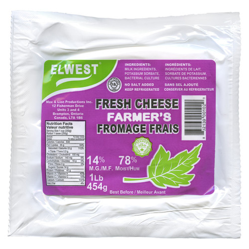 Fresh Cheese Tvorog 14% M.F. 454g | Elwest