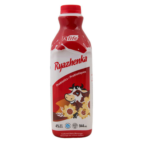 Ryazhenka 4% M.F. 944 mL bottle