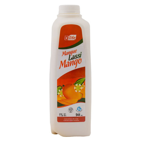 Mango Lassi 1% M.F. 944 mL bottle